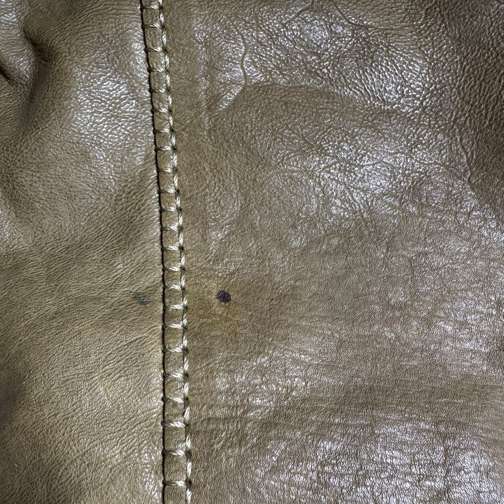 Nino Bossi Handbag NWT Olive Green Leather Shoulder Bag - Picture 6 of 7